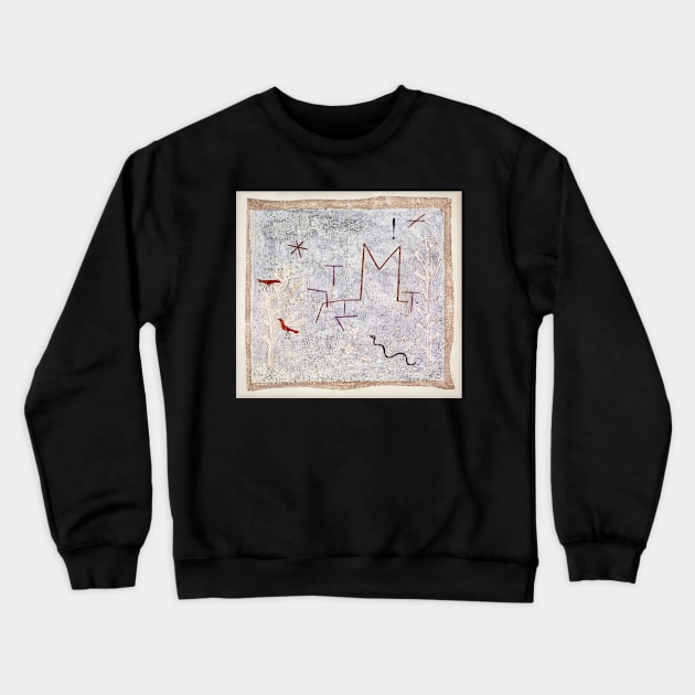 Garden gate K, by Paul Klee. Crewneck Sweatshirt by CozyCanvas